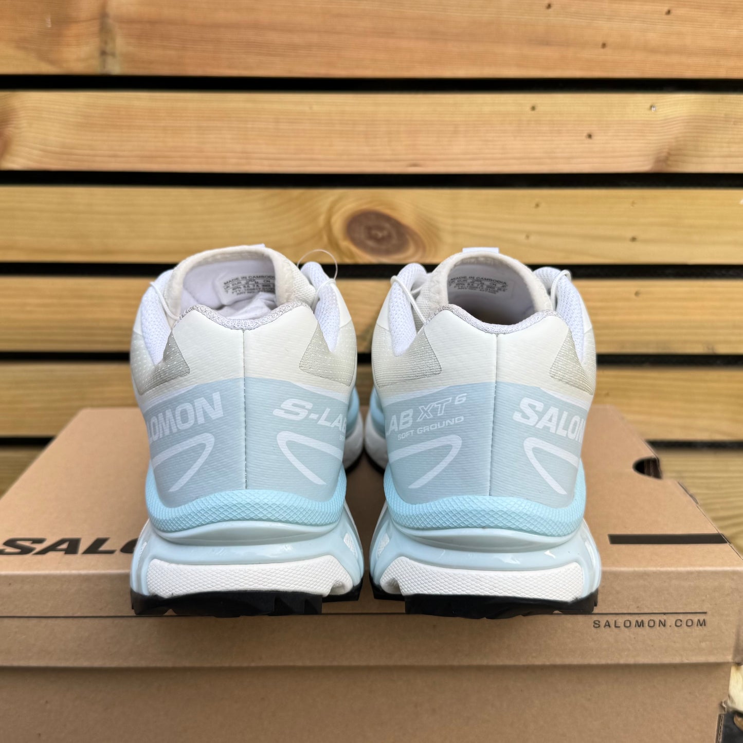 Salomon XT-6 - Vanilla / Ballad Blue / Iced Aqua - UK7 - Brand New