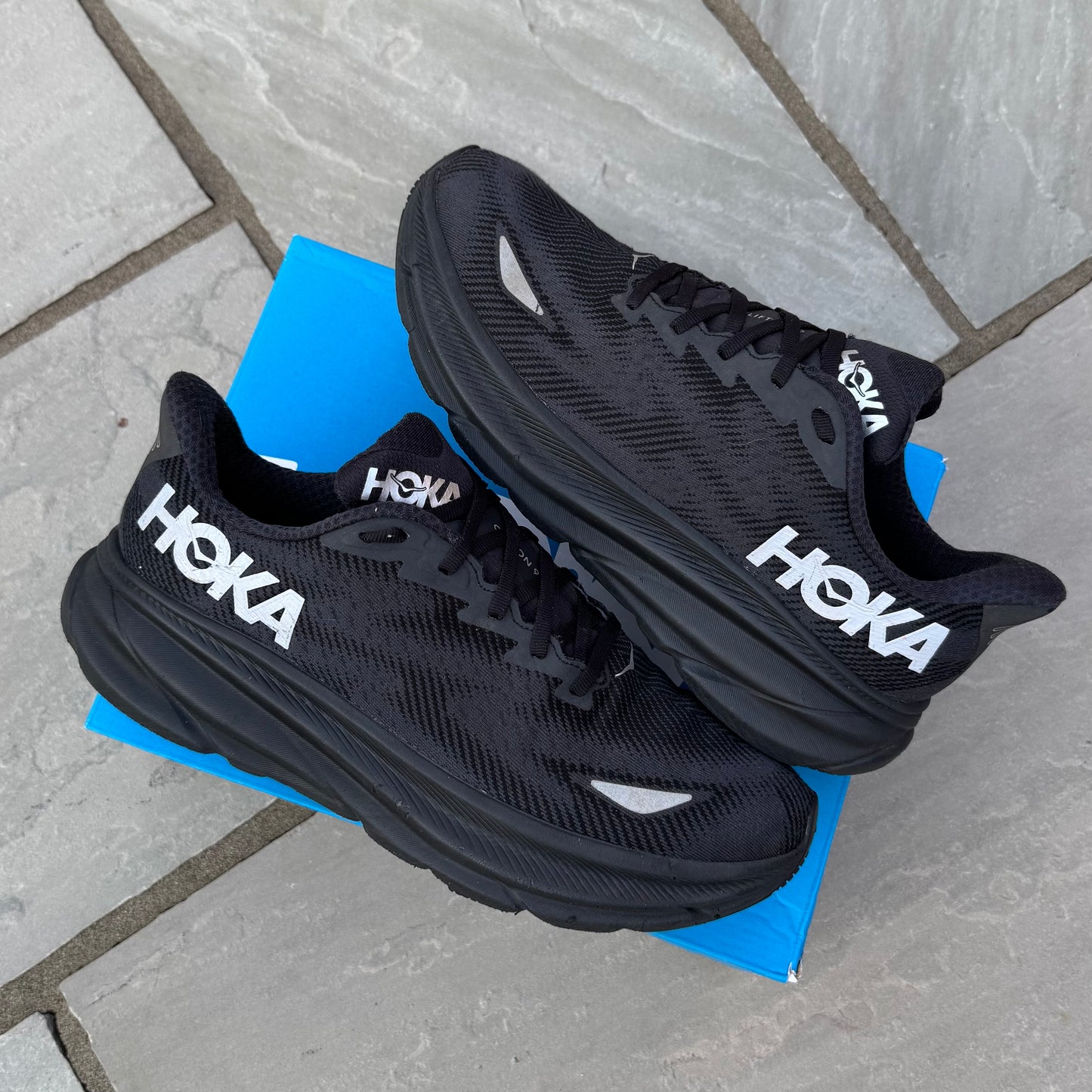 Hoka Clifton 9 Gore-Tex - Black Reflect - UK10