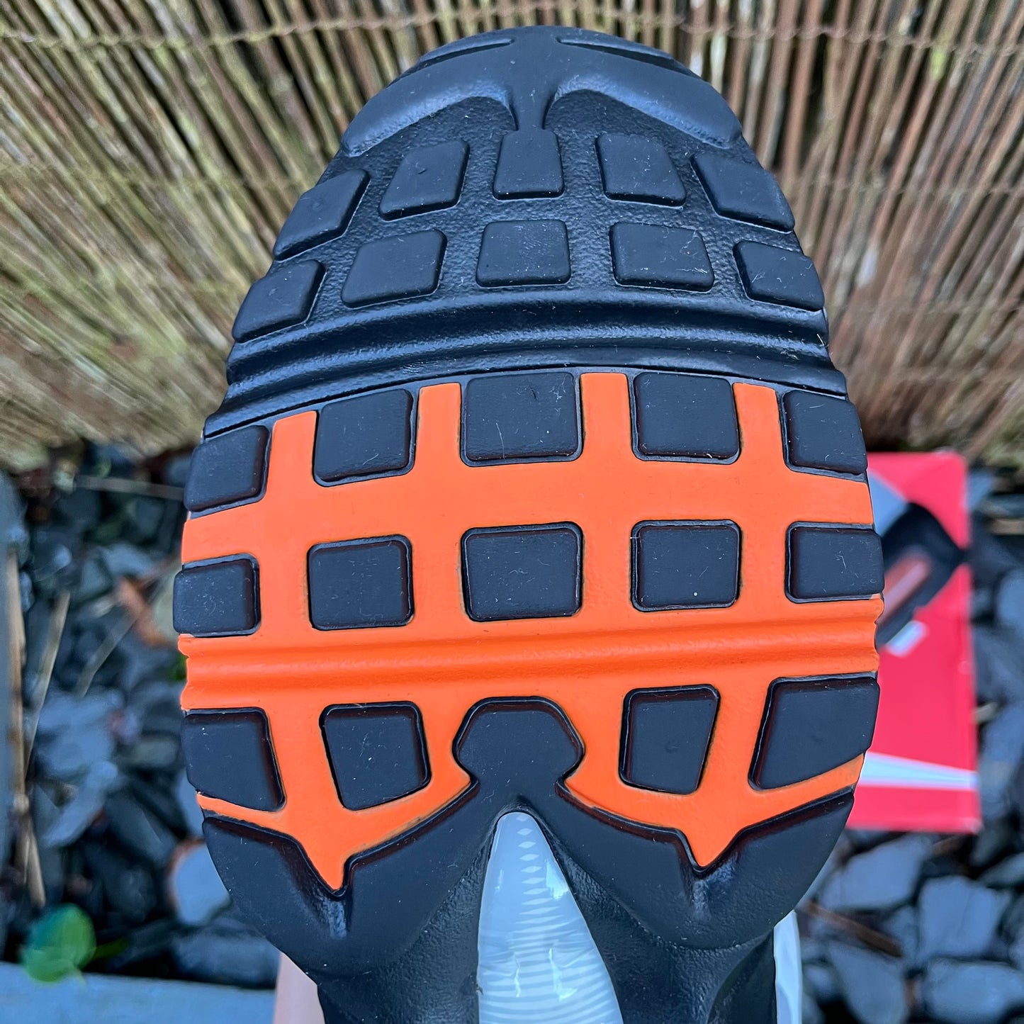 Nike Air Max 95 - Wolf Grey / Safety Orange - UK11