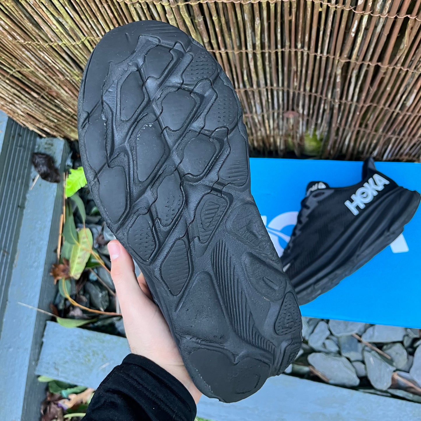 Hoka Clifton 9 Gore-Tex - Black Reflect - UK10
