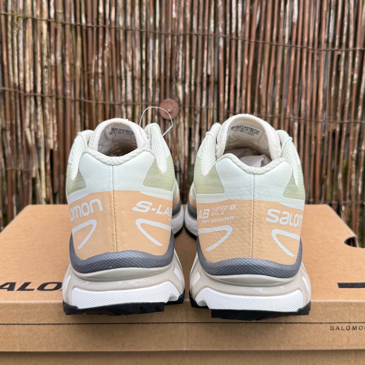 Salomon XT-6 - Aloe Wash / Hazelnut / Feather Grey - UK11 - Brand New