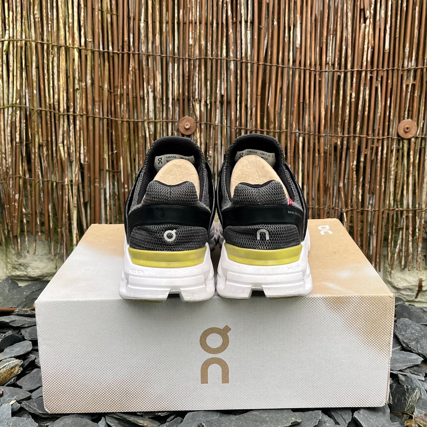 On Running CloudSwift 2.0 Magnet Black / Citron Yellow - UK7.5