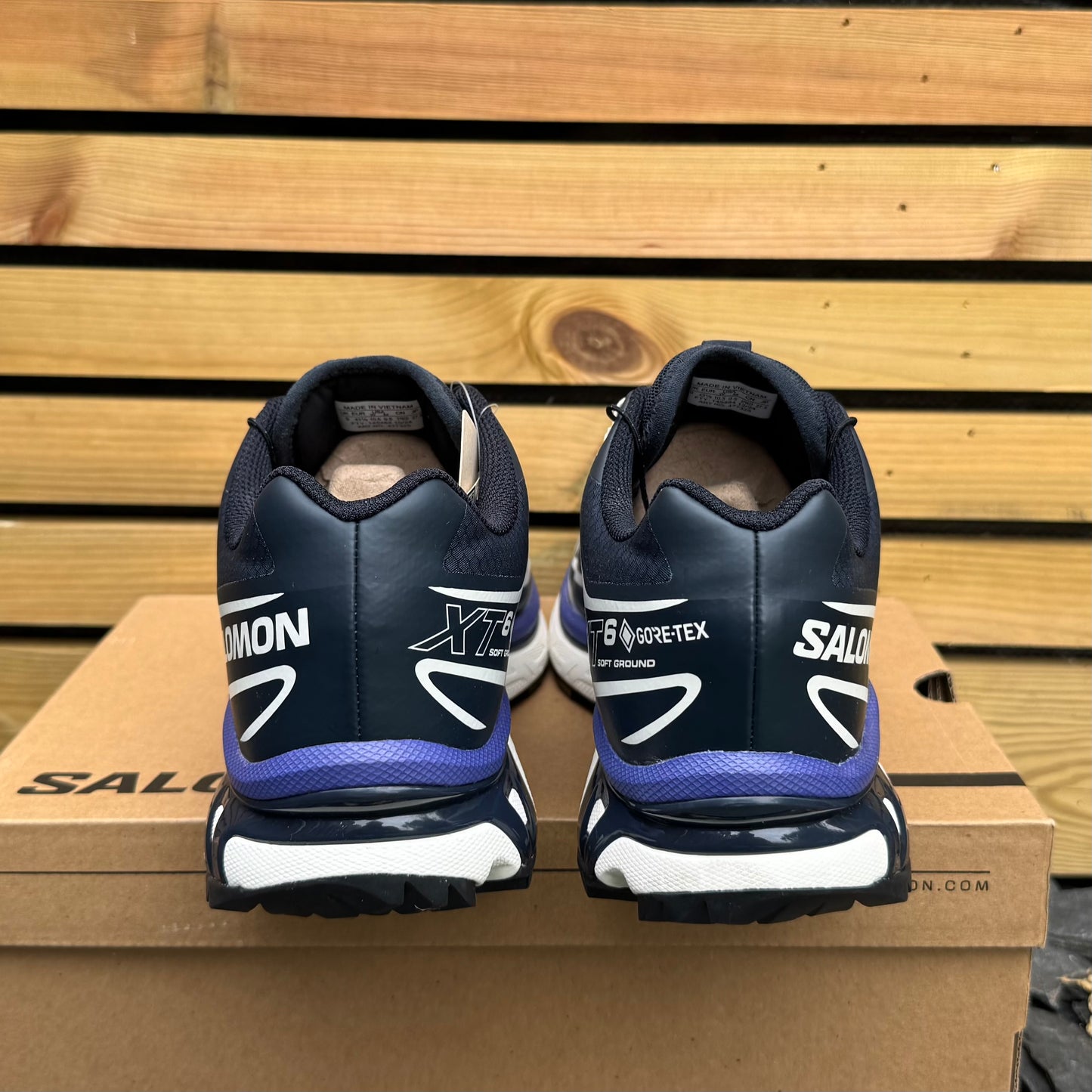Salomon XT-6 Gore-Tex - Carbon / Vanilla Ice / Liberty - UK9 - Brand New
