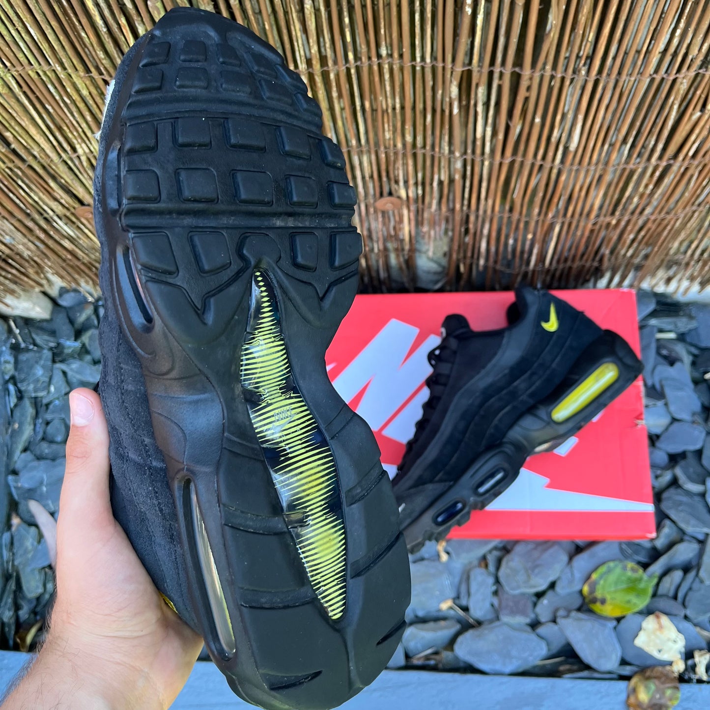 Nike Air Max 95 Black / Yellow Strike UK10