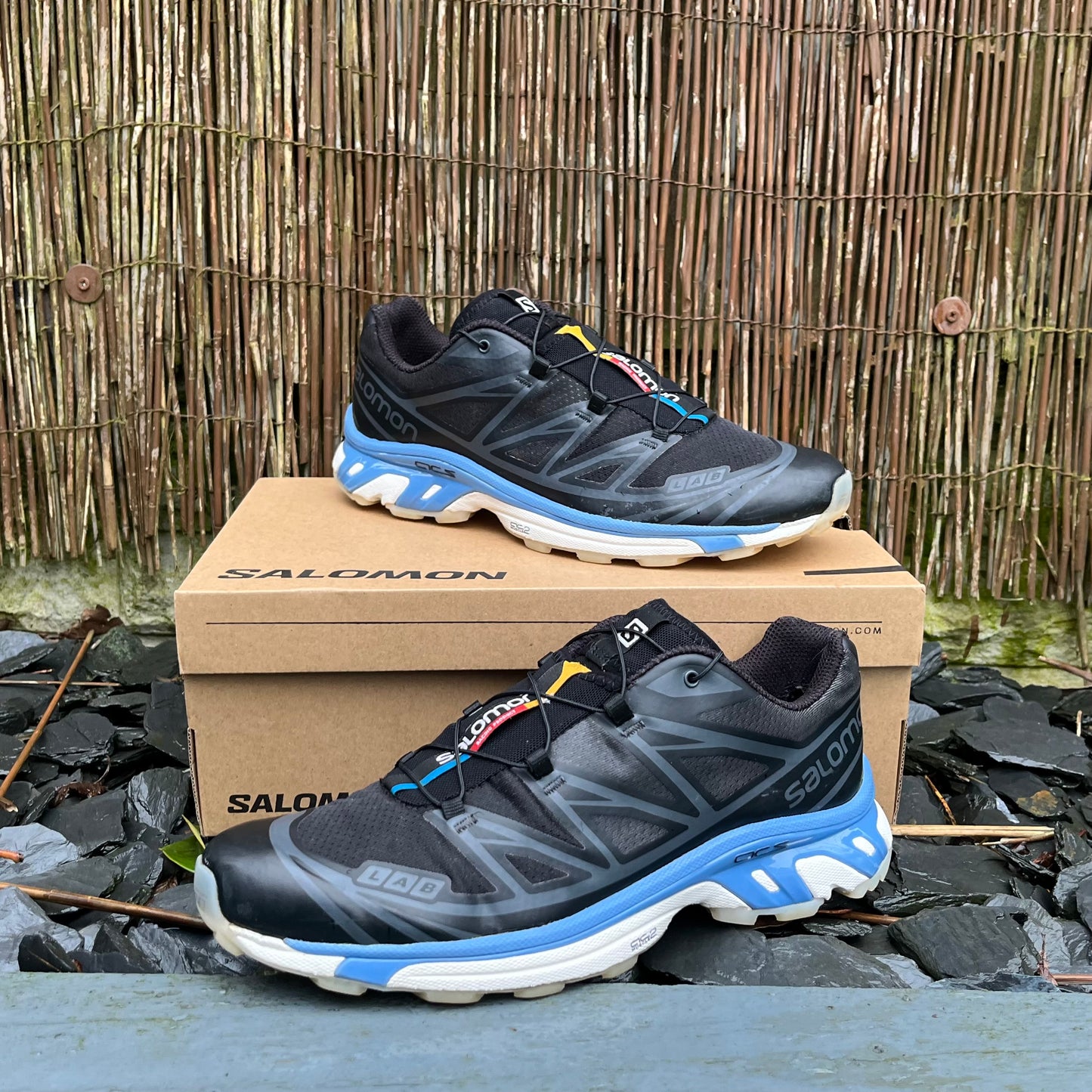 Salomon XT-6 - Clear Black / Riviera / Nimbus Cloud - UK10