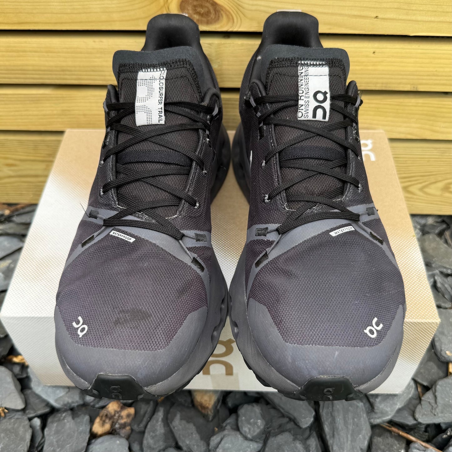 On Running CloudSurfer Trail Waterproof - Black Eclipse - UK11