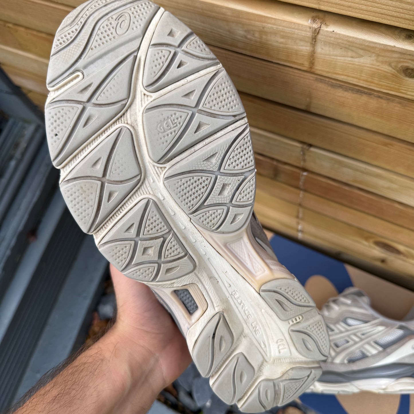 Asics Gel-NYC - Cream / Oyster Grey - UK9.5