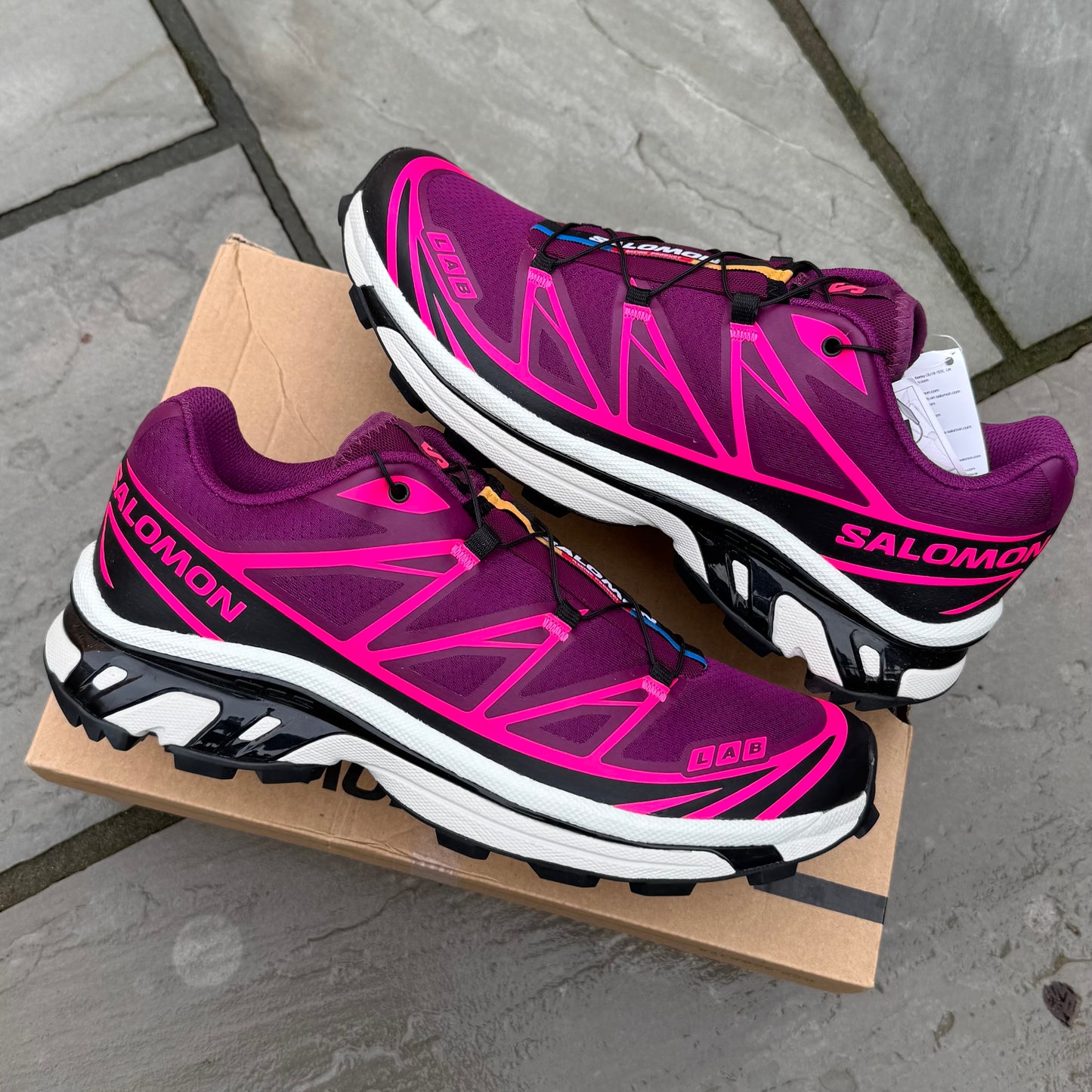 Salomon XT-6 - Plum Caspia / Dawn Blue / Black - UK8.5 - Brand New