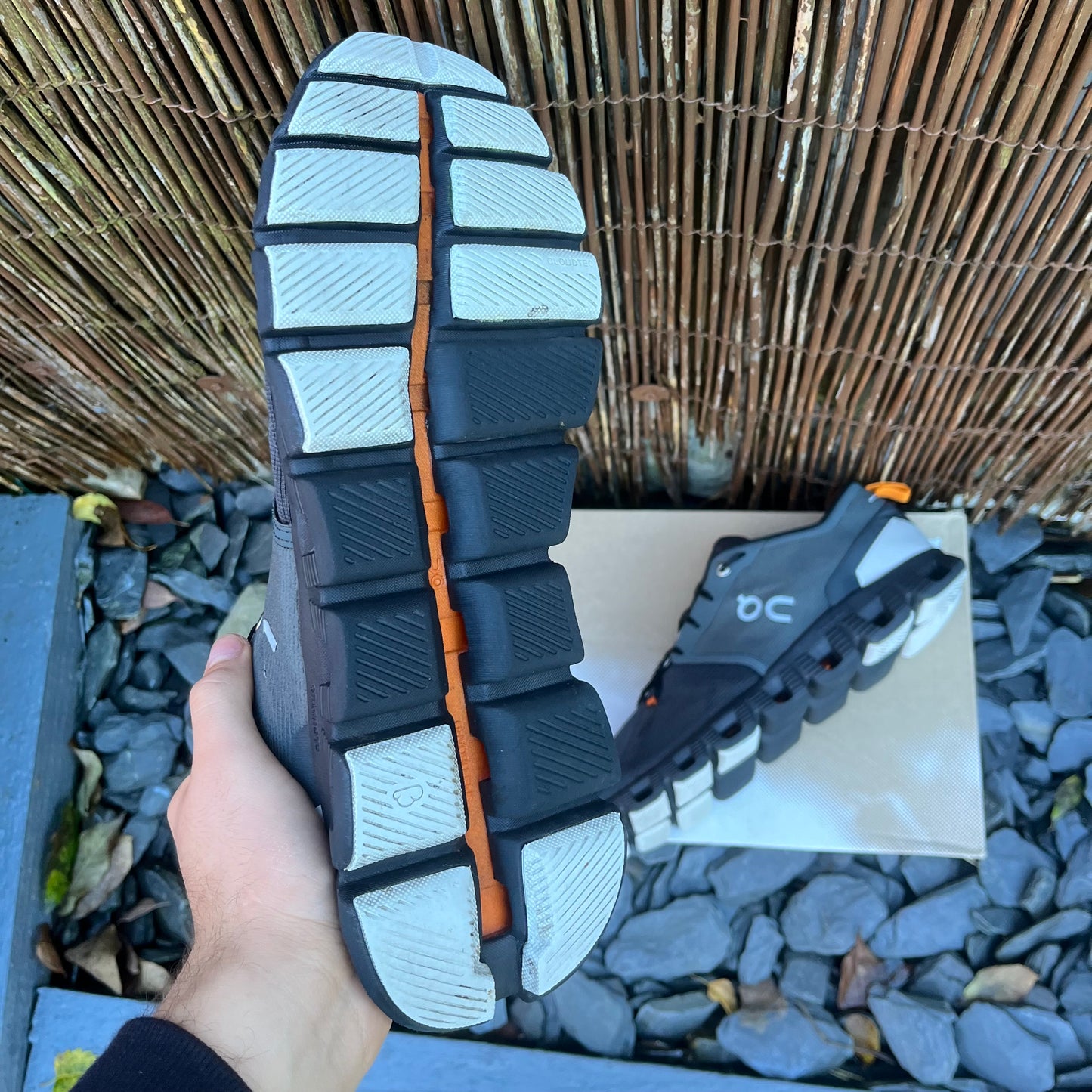 On Running Cloud X 3 Shift Grey / Turmeric UK12