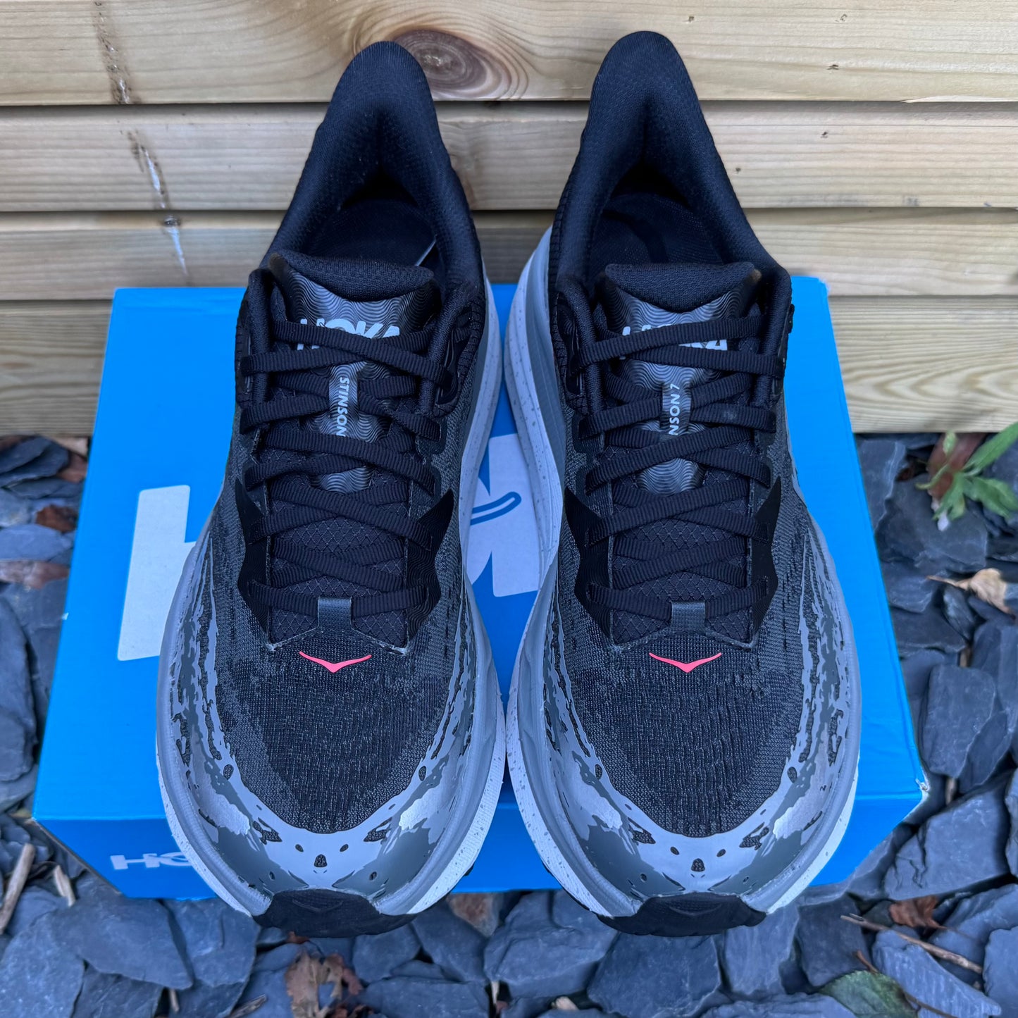 Hoka Stinson 7 - Black / Outer Orbit - UK9.5