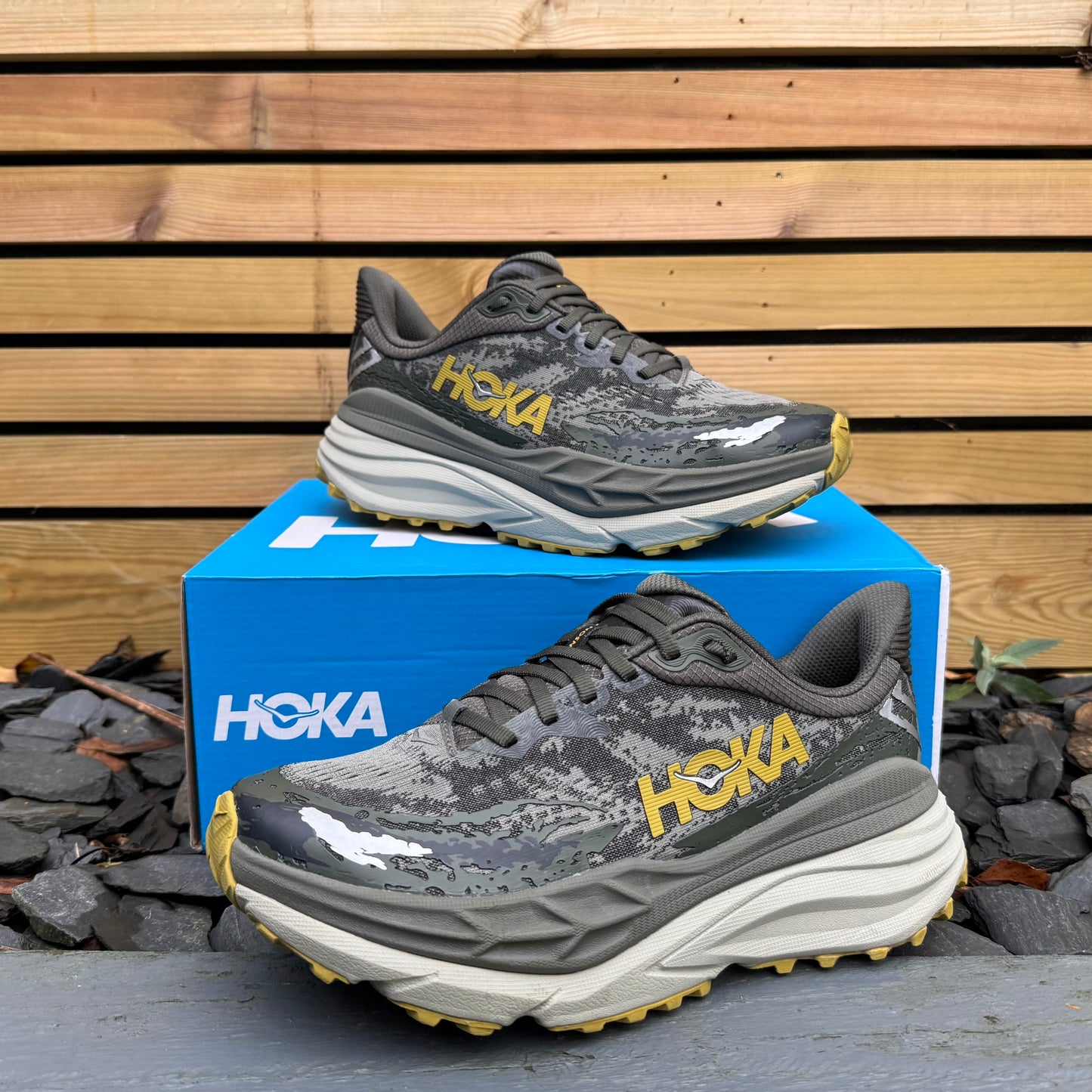 Hoka Stinson 7 - Olive Haze / Forest Cover - UK8