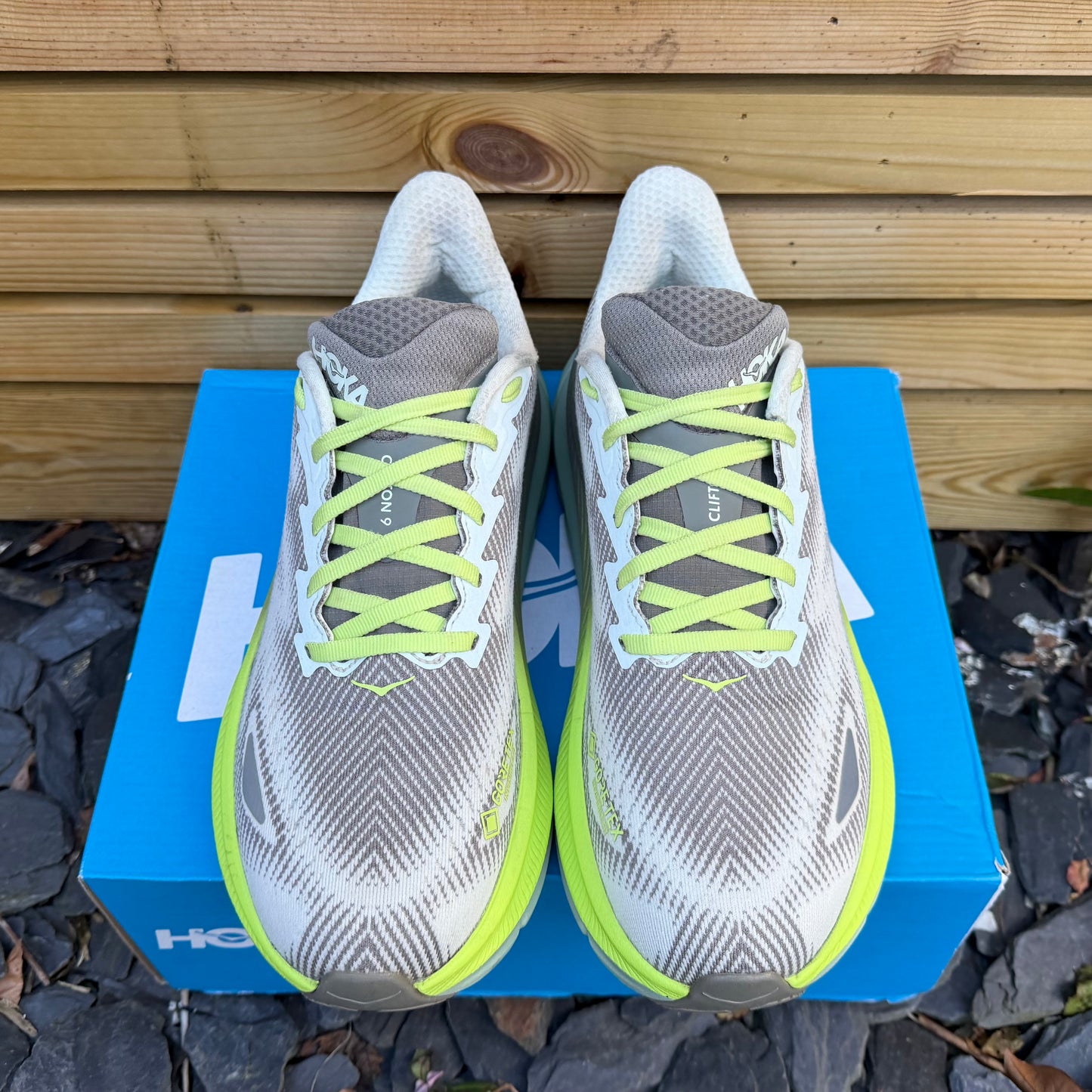Hoka Clifton 9 Gore-Tex - Slate / Aloe Vera / Neutral - UK9