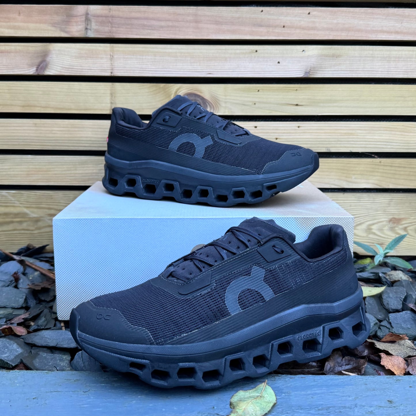 On Running CloudMonster Void - Triple Black - UK9