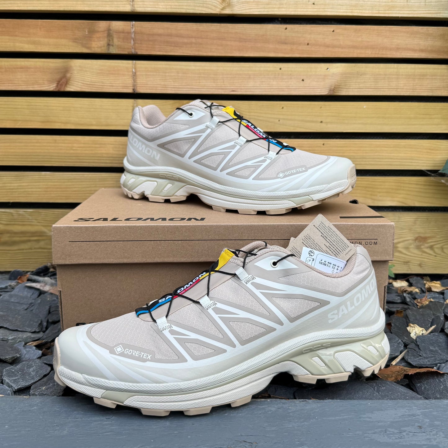 Salomon XT-6 Gore-Tex - Oxford Tan / Almond Milk / Safari - UK11 - Brand New