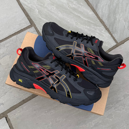 Asics Gel-Venture 6 - Black / Sunset Red - UK9