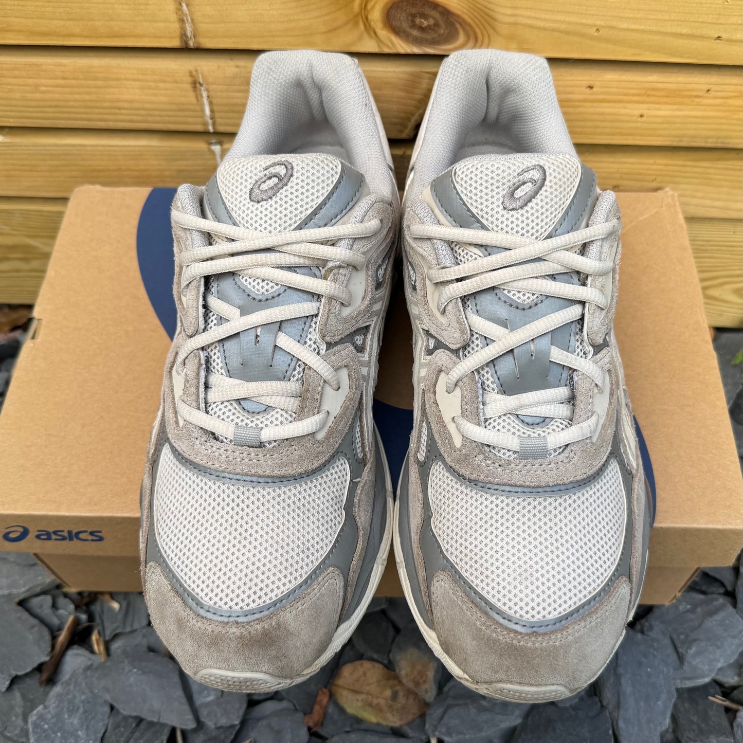 Asics Gel-NYC - Cream / Oyster Grey - UK9.5