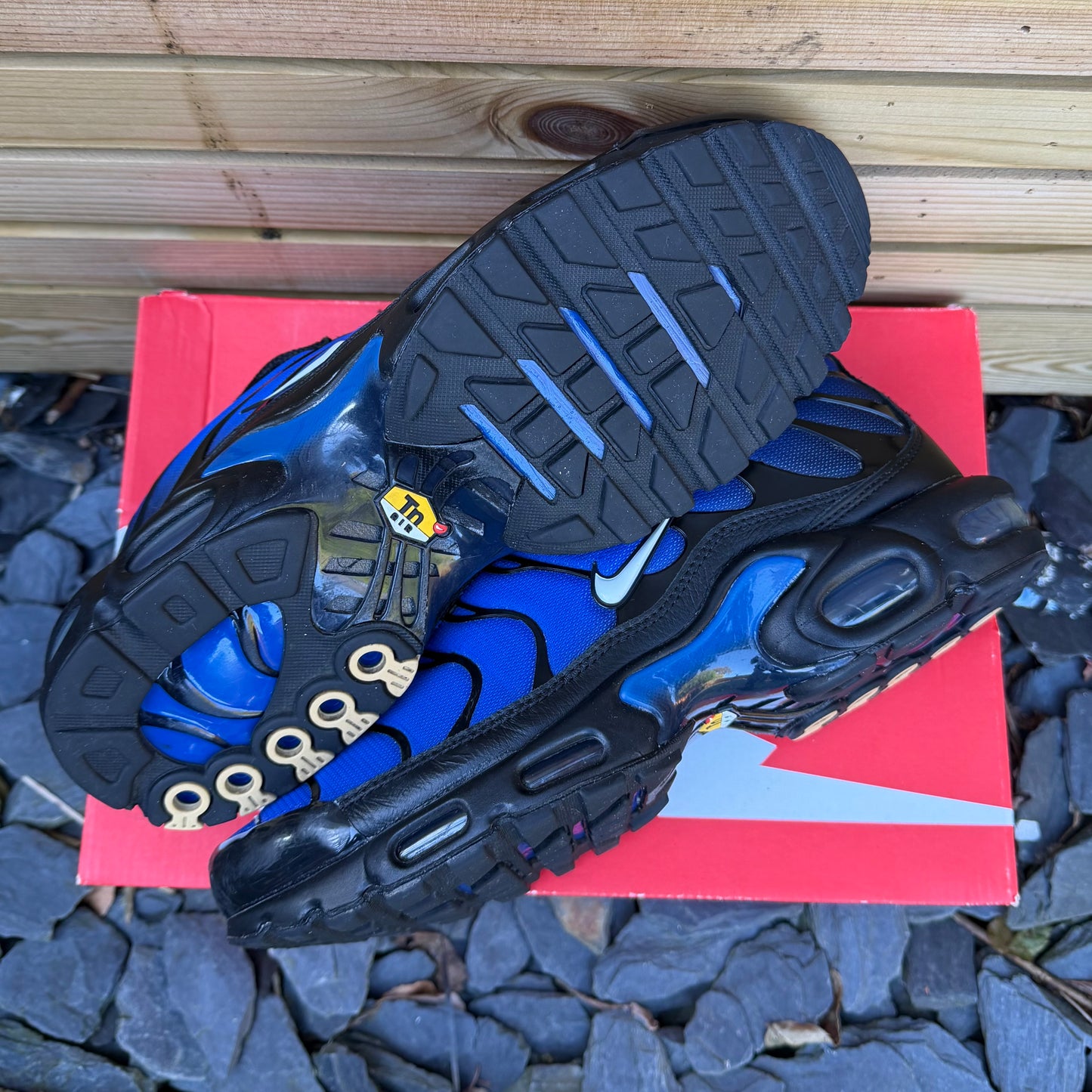Nike Air Max Plus TN Premium - Racer Blue - UK9.5