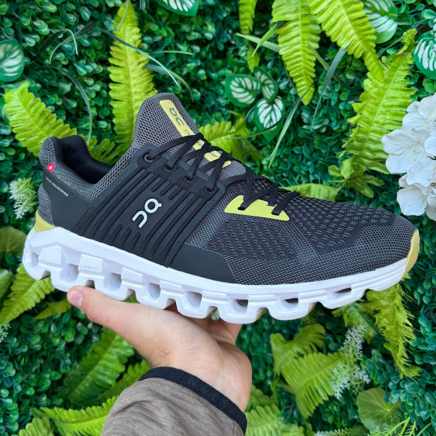 On Running CloudSwift 2.0 - Magnet Black / Citron Yellow - UK10
