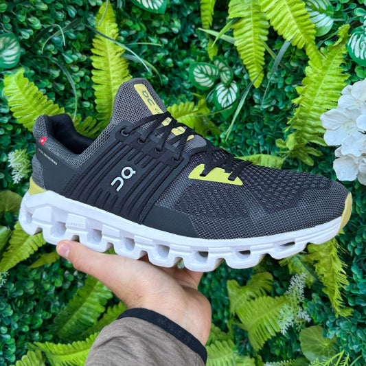 On Running CloudSwift 2.0 - Magnet Black / Citron Yellow - UK10