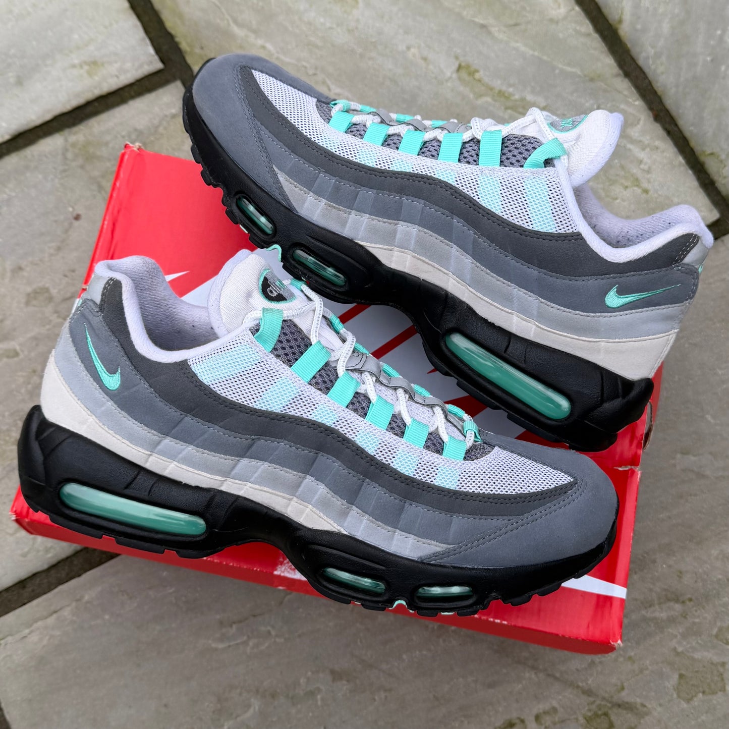 Nike Air Max 95 JD Exclusive - Hyper Turquoise - UK9.5