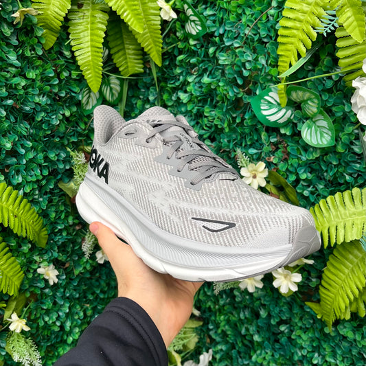 Hoka Clifton 9 - Wolf Grey - UK9.5