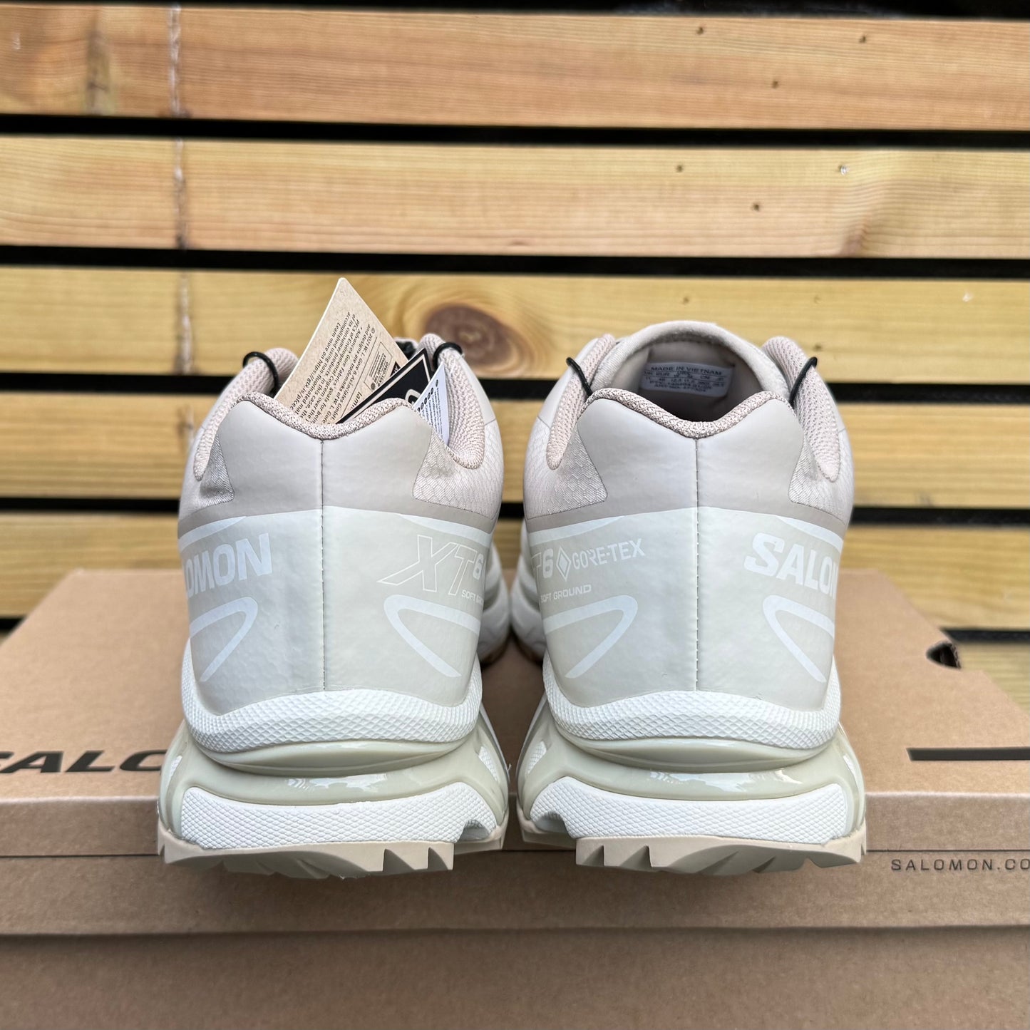Salomon XT-6 Gore-Tex - Oxford Tan / Almond Milk / Safari - UK11 - Brand New