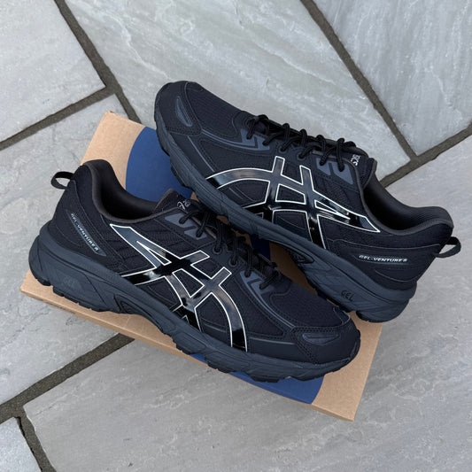 Asics Gel-Venture 6 - Black / Metallic - UK10.5