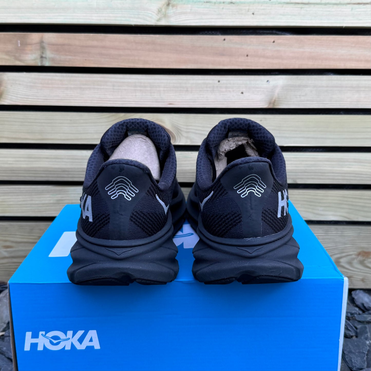 Hoka Clifton 9 Gore-Tex - Black Reflect - UK11