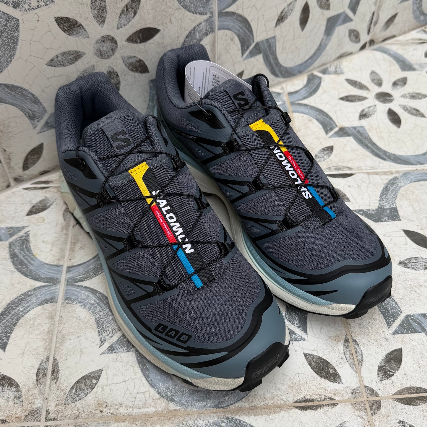 Salomon XT-6 - Turbulence / Trooper / Clearly Aqua - Multiple Sizes - Brand New