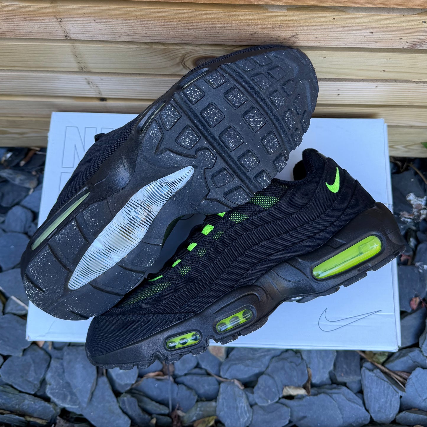 Nike Air Max 95 ID “Nike By You” - Black / Neon Patch - UK9