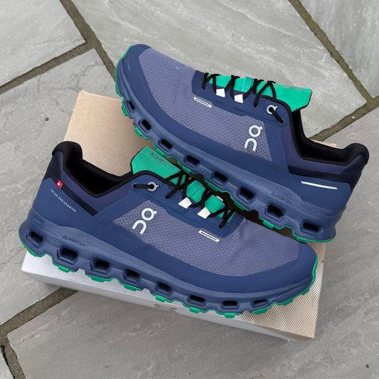 On Running CloudVista Waterproof - Midnight Navy / Green - UK9