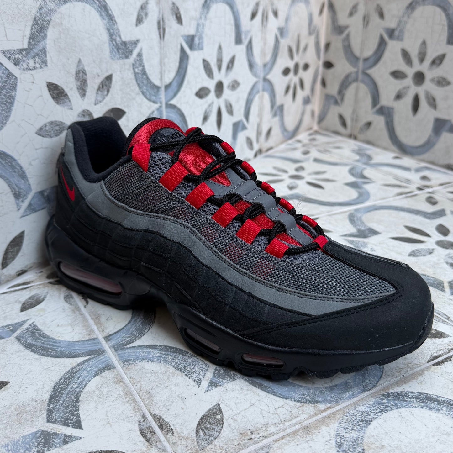 Nike Air Max 95 ID “Nike By You” - Black / Red - UK9