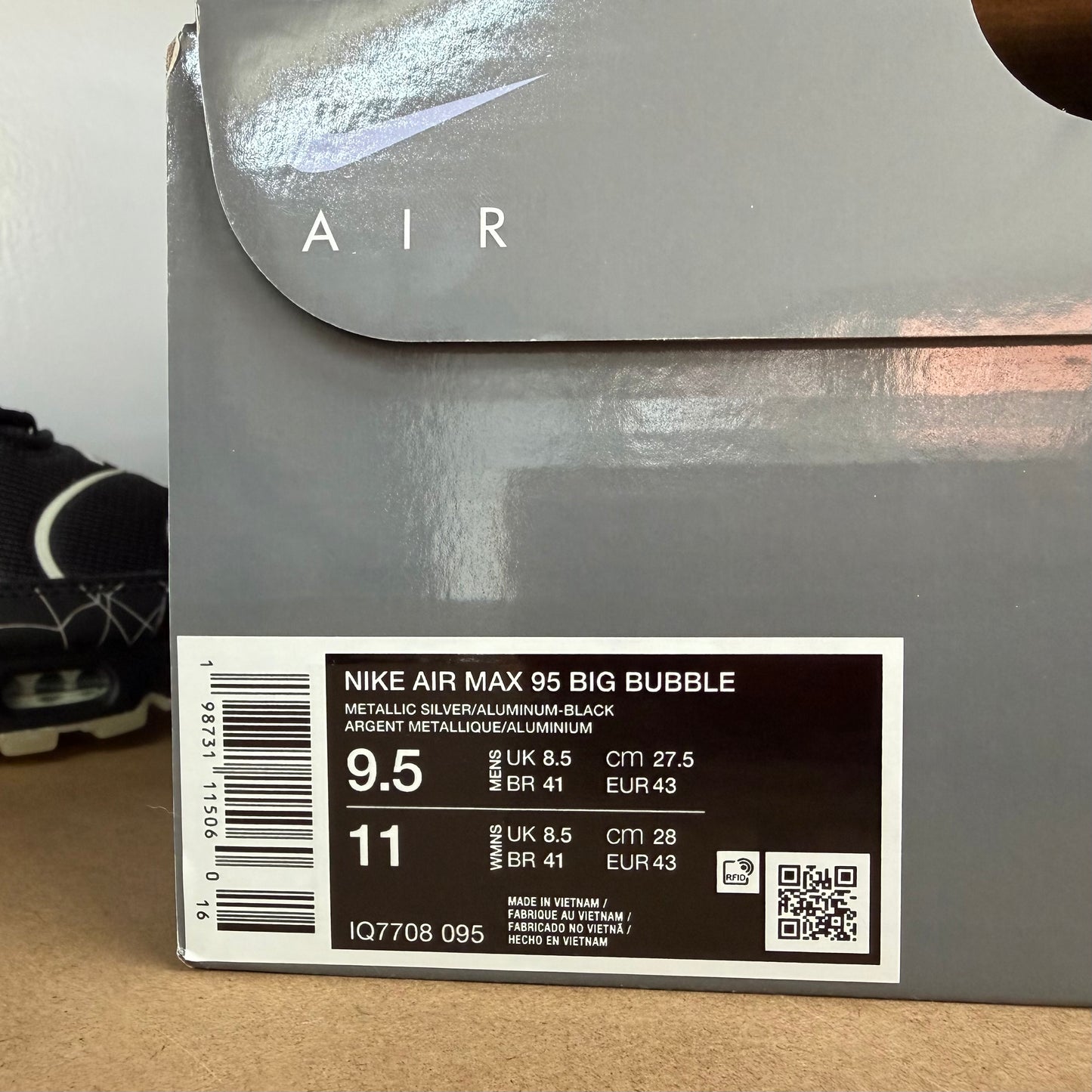 Nike Air Max 95 OG Big Bubble x Palace - Palace Gradient - Multiple Sizes - Brand New