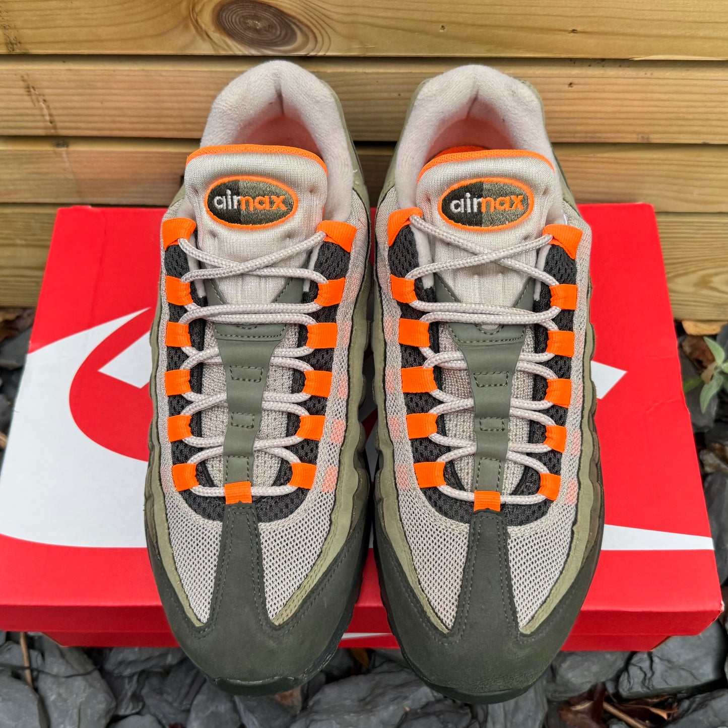 Nike Air Max 95 OG - Neutral Olive  / Total Orange - UK8