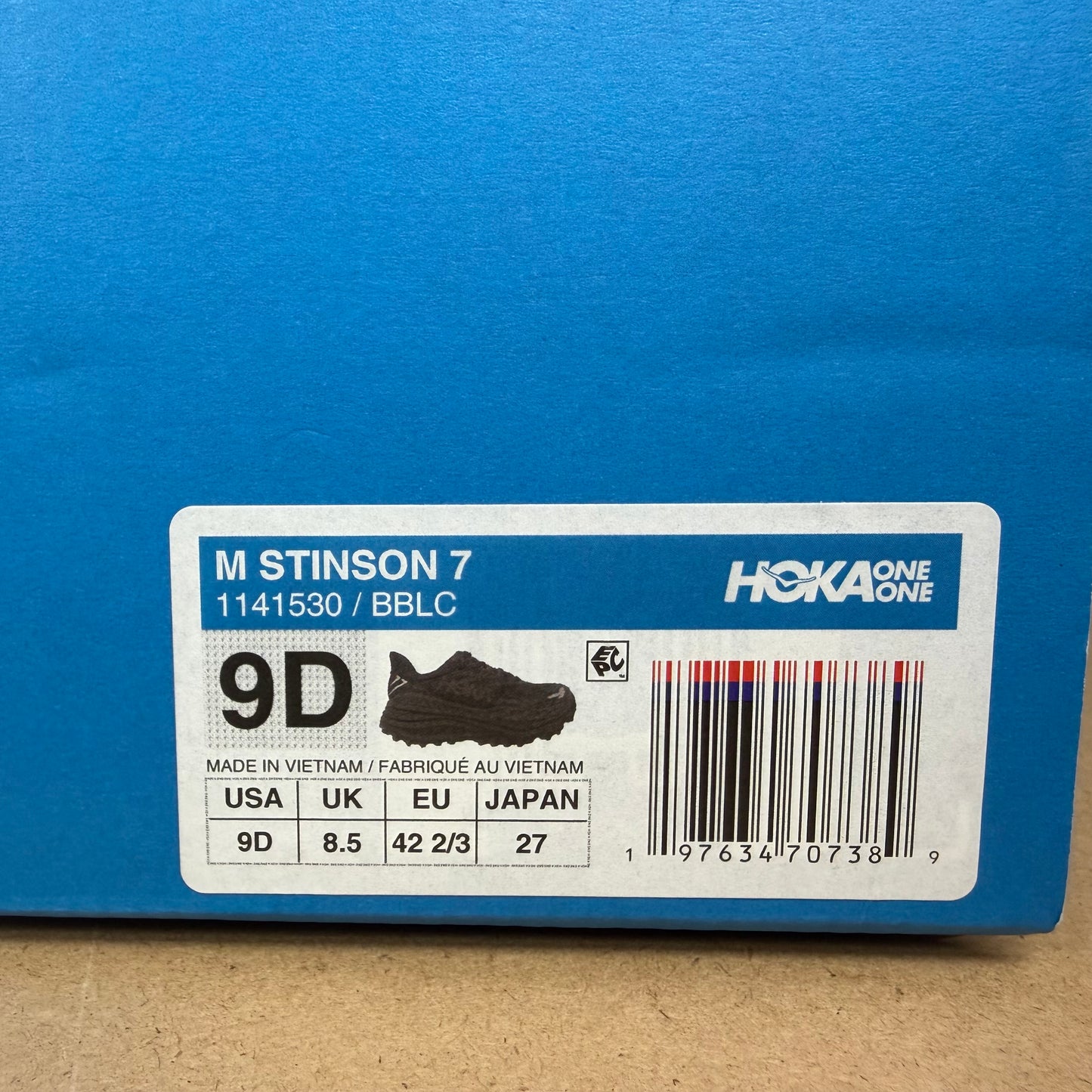 Hoka Stinson 7 - Triple Black - Multiple Sizes - Brand New