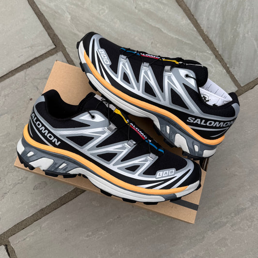 Salomon XT-6 - Black / FTW Silver / Light Apricot - UK8 - Brand New