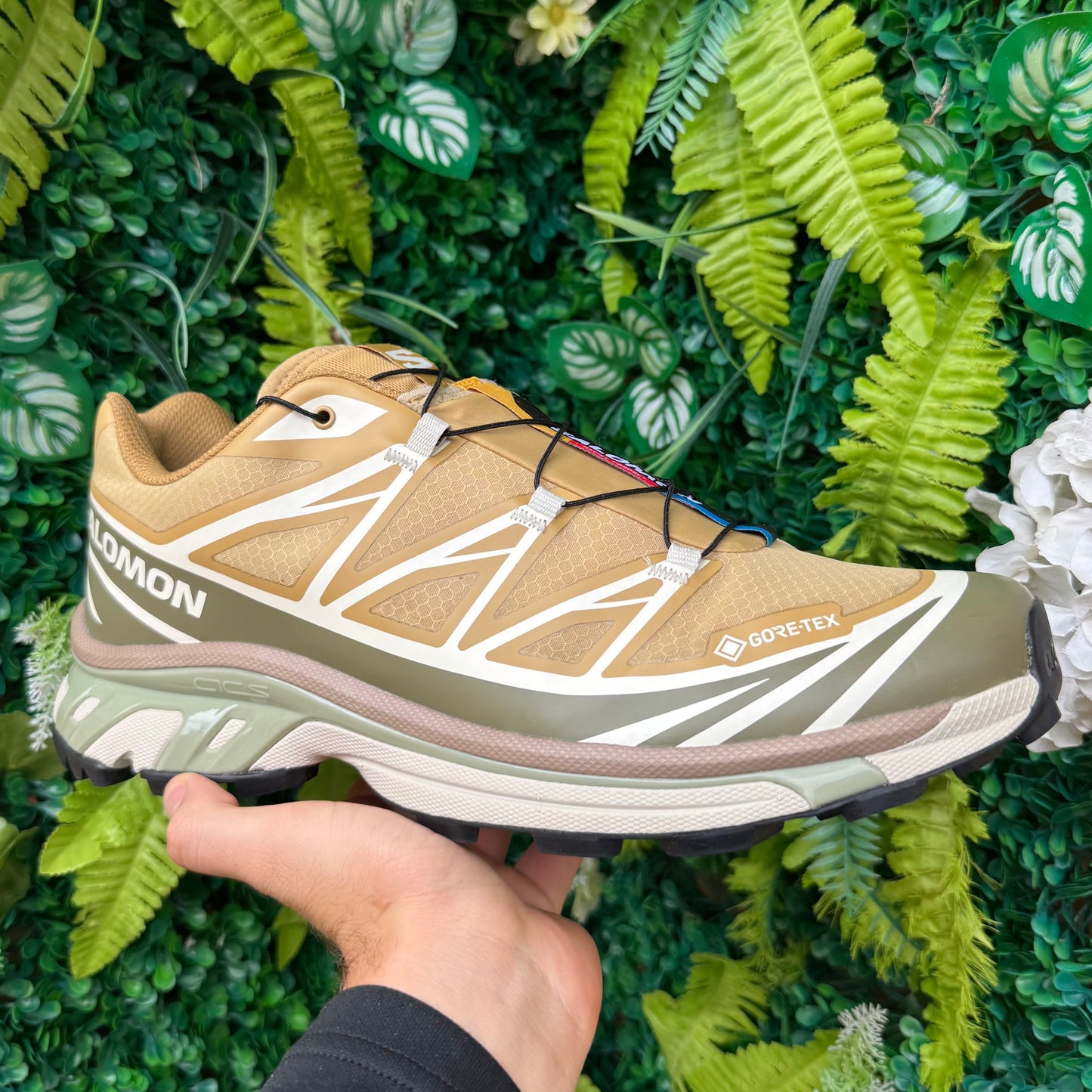 Salomon XT-6 Gore-Tex - Antelope / Icicle / Portabella - UK11 - Brand New