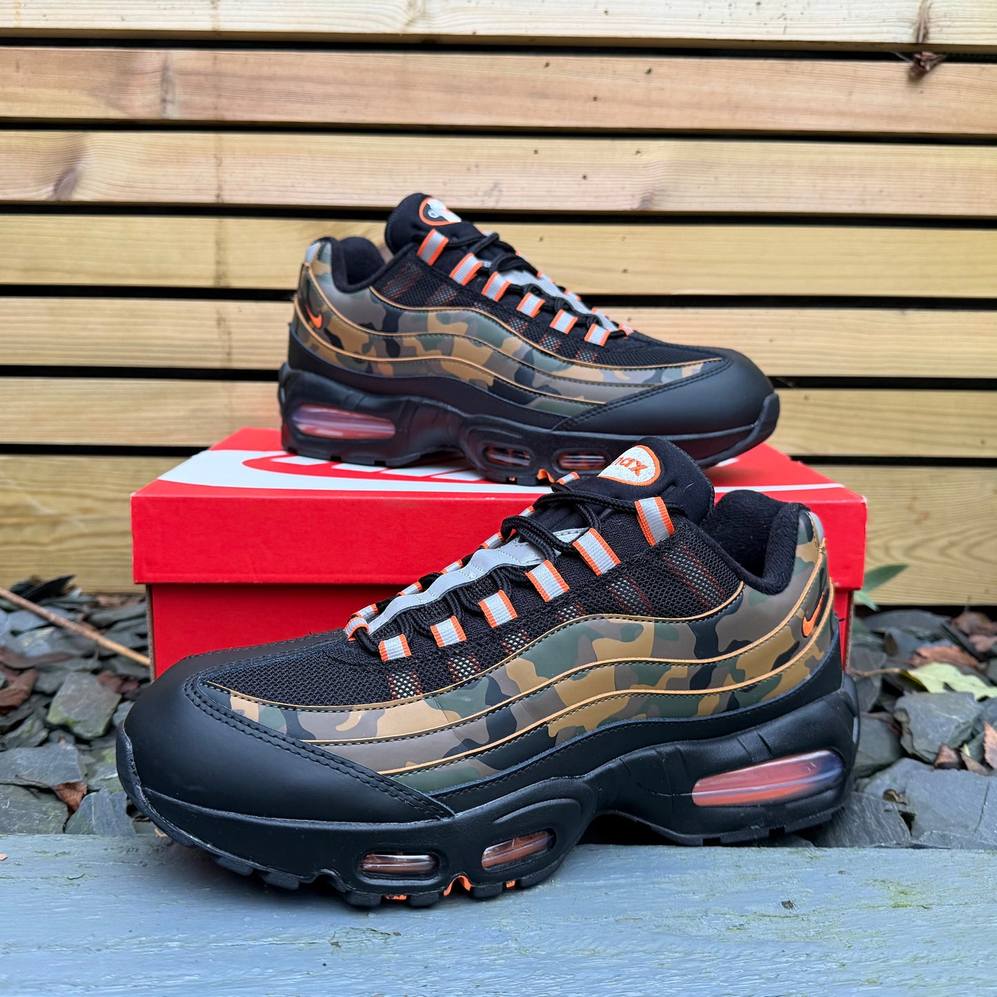 Nike Air Max 95 OG Big Bubble - Orange Camo - UK9.5