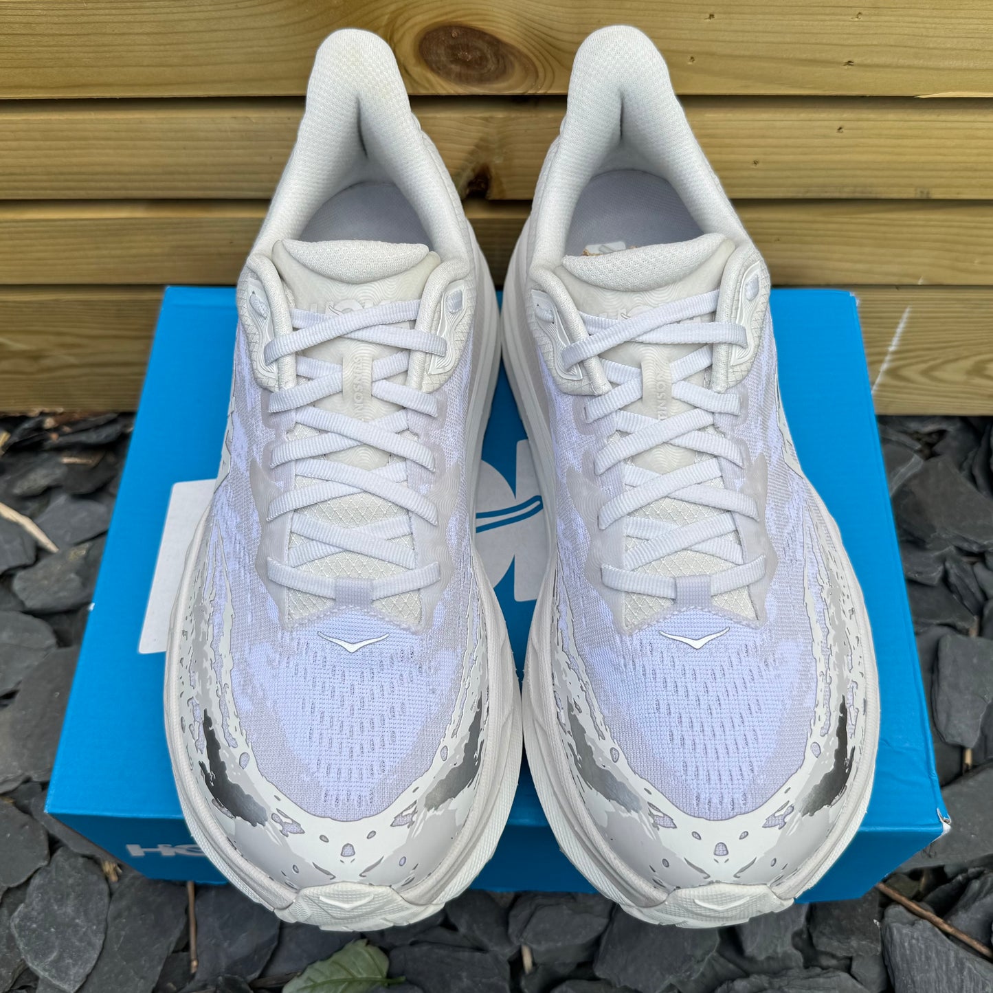 Hoka Stinson 7 - Triple White - UK10