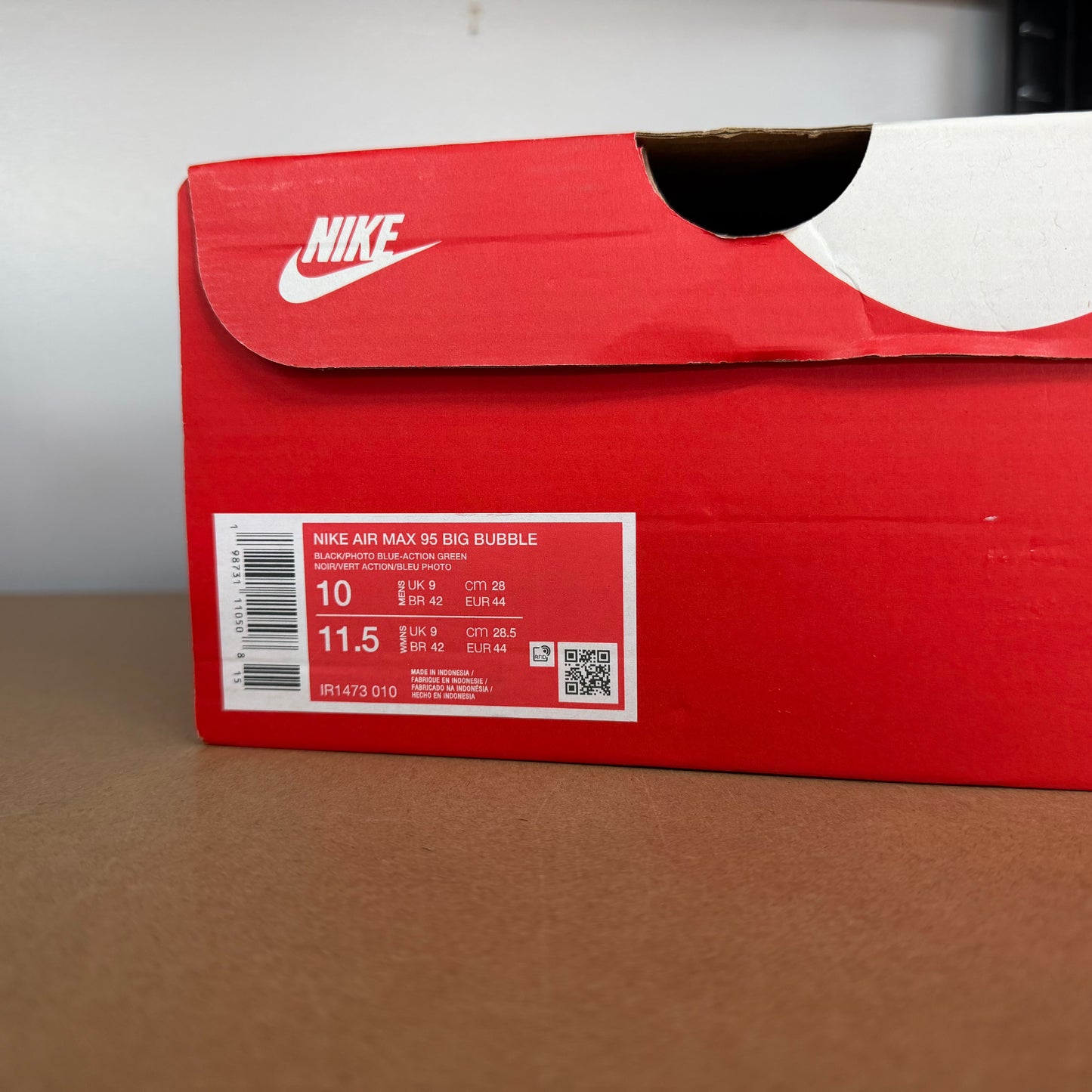 Nike Air Max 95 OG Big Bubble - Apple Blue - UK9 - Brand New
