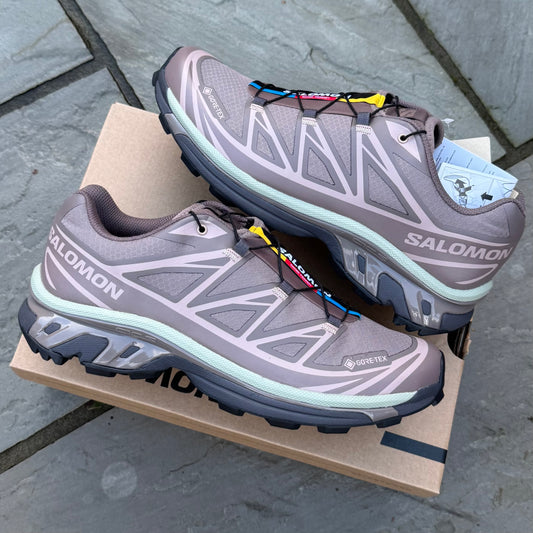 Salomon XT-6 Gore-Tex - Iron / Etherea / Seagrass - Multiple Sizes - Brand New