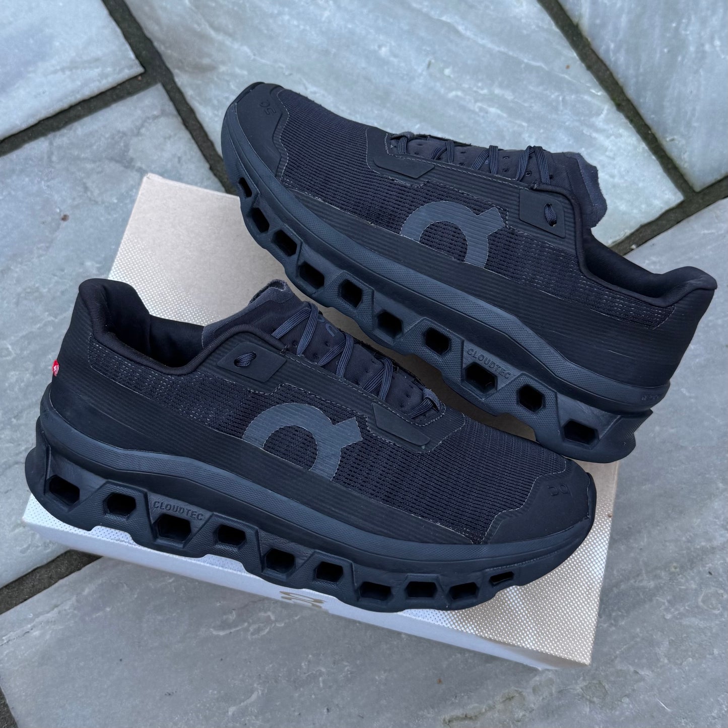 On Running CloudMonster Void - Triple Black - UK9