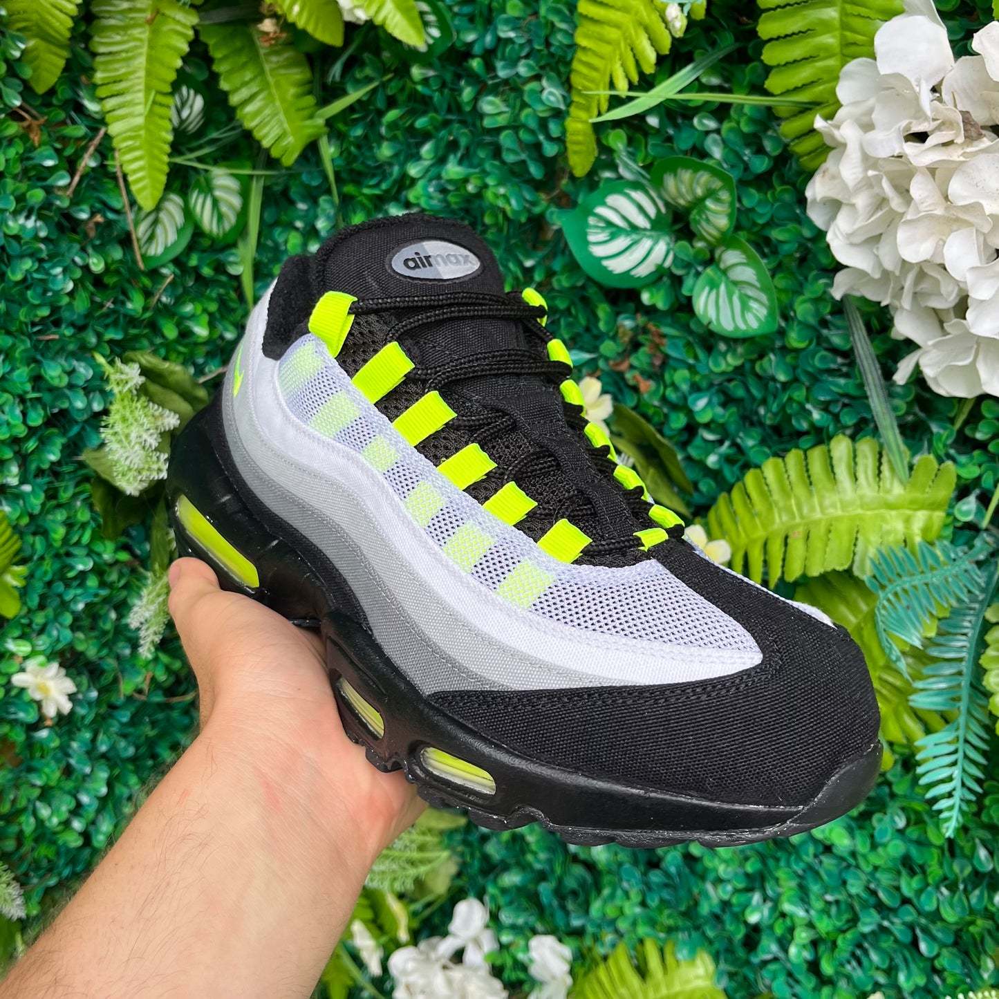 Nike Air Max 95 ID “Nike By You” Grey / Neon UK9