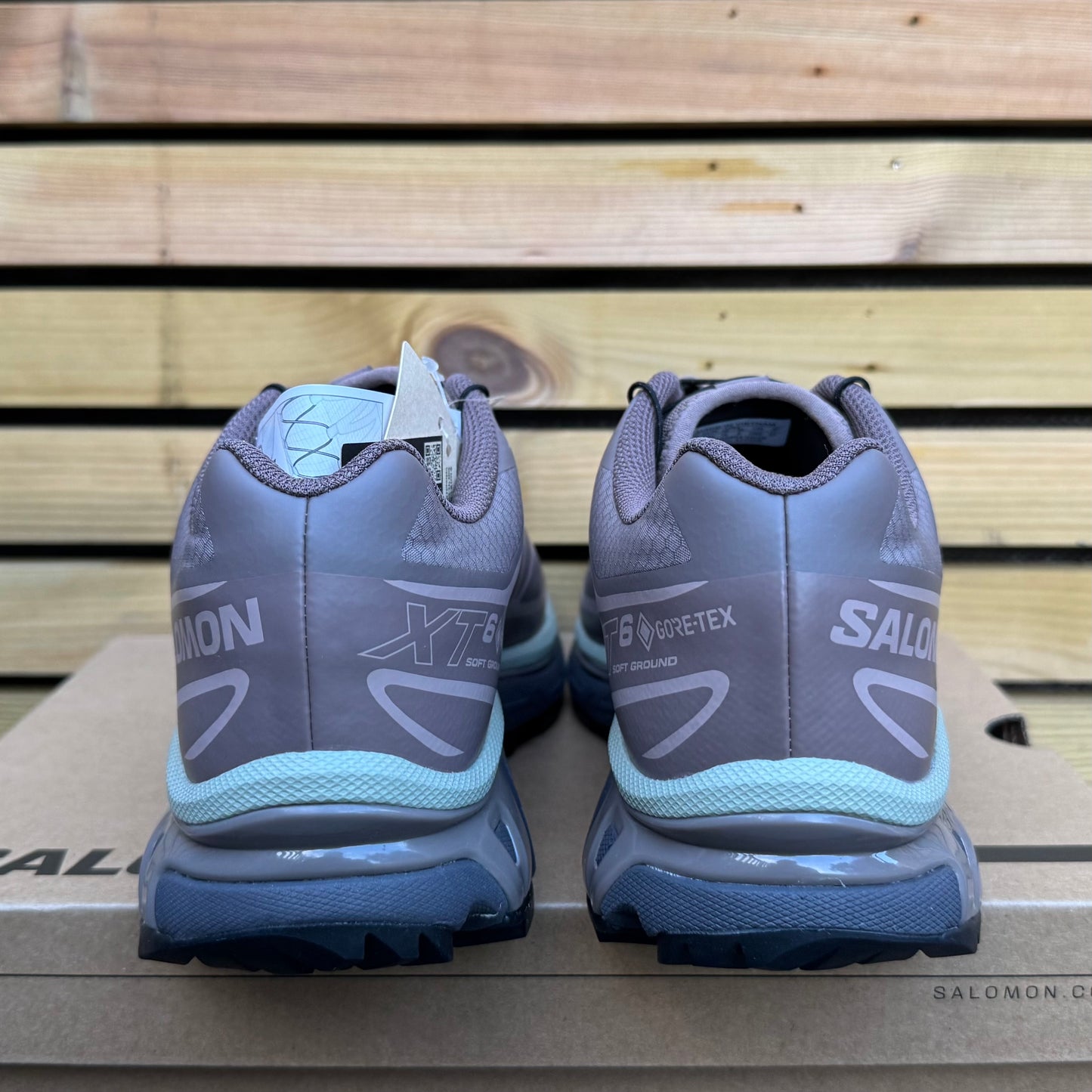 Salomon XT-6 Gore-Tex - Iron / Etherea / Seagrass - Multiple Sizes - Brand New