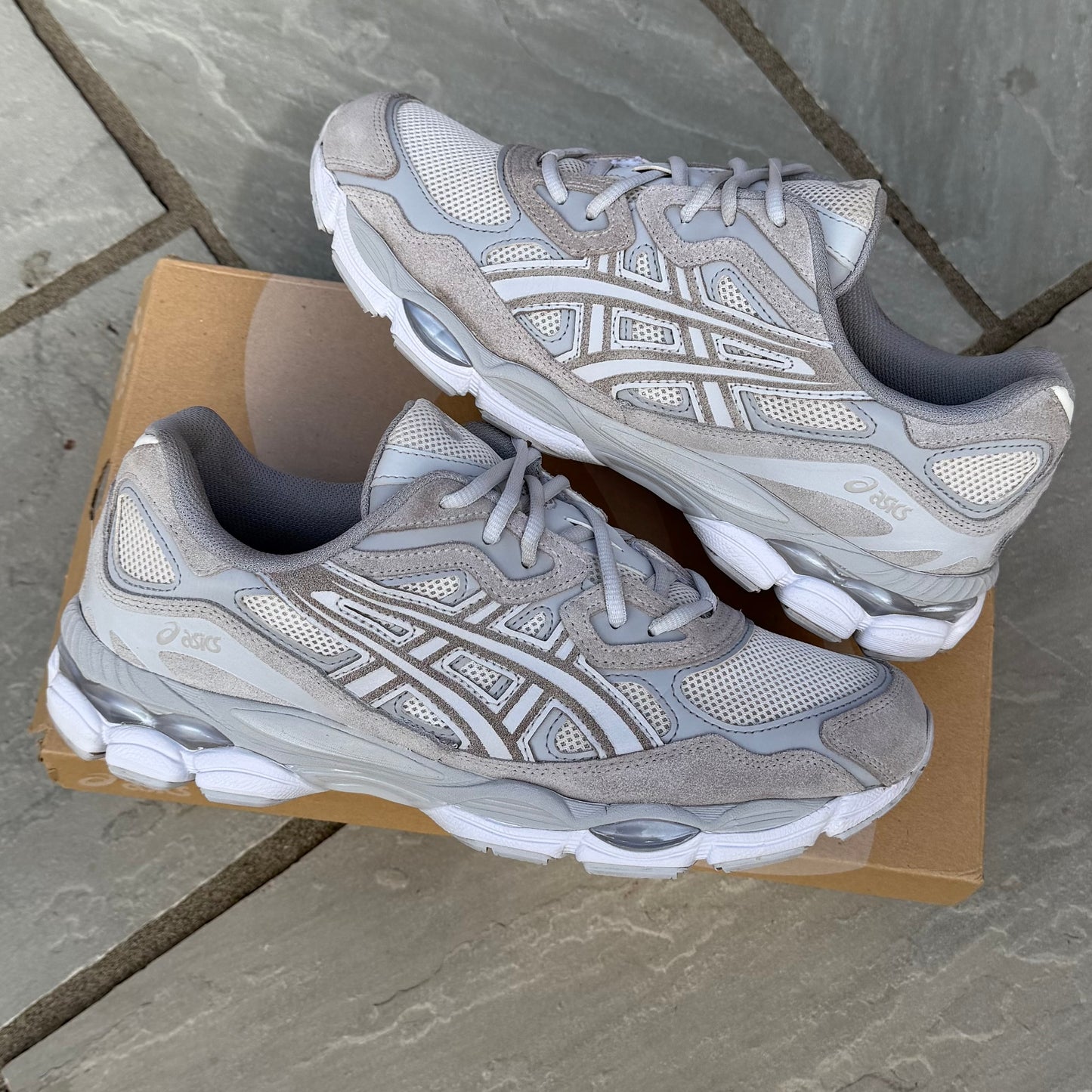 Asics Gel-NYC - White / Feather Grey - UK10