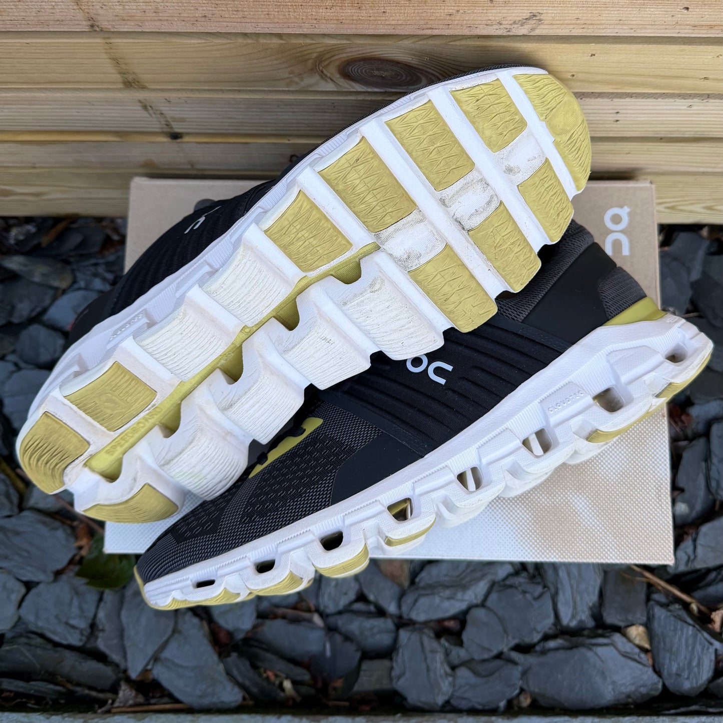 On Running CloudSwift 2.0 - Magnet Black / Citron Yellow - UK11