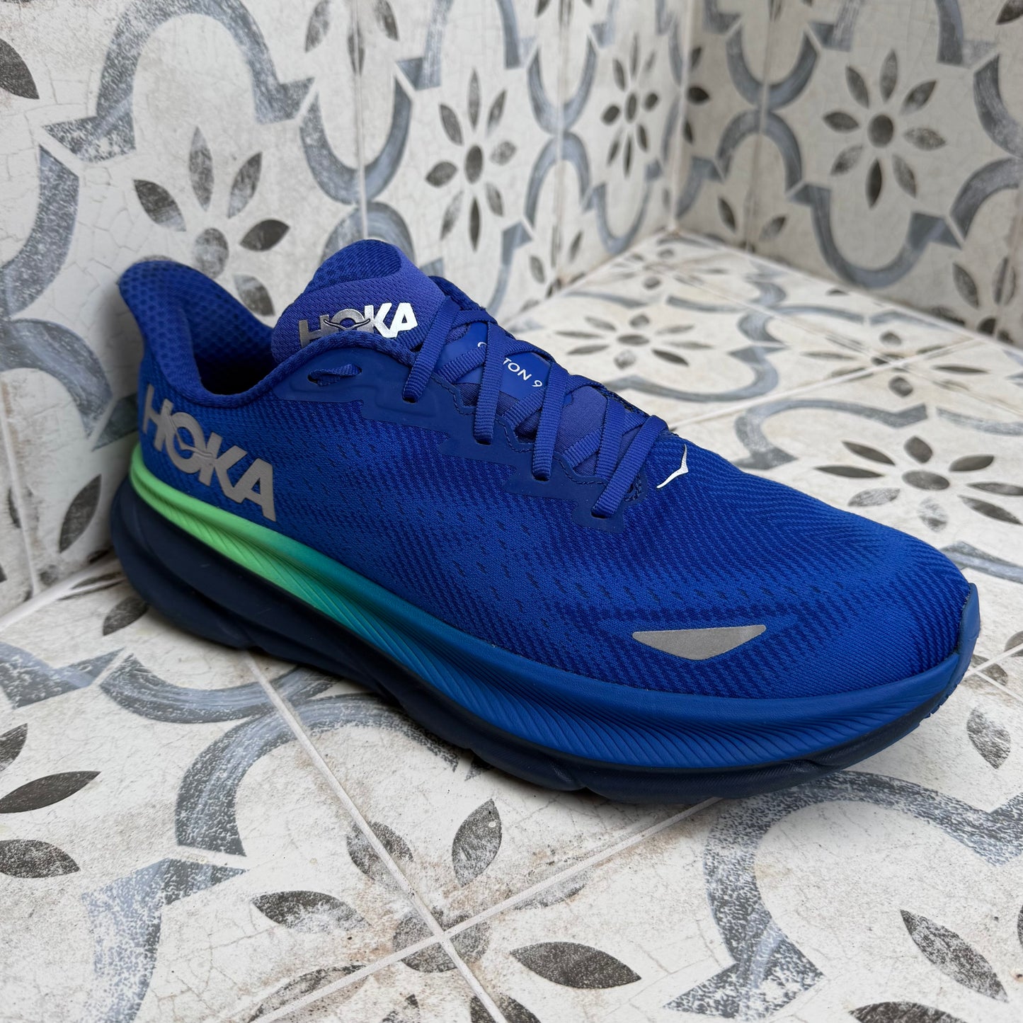 Hoka Clifton 9 Gore-Tex - Dazzling Blue / Evening Sky - UK12