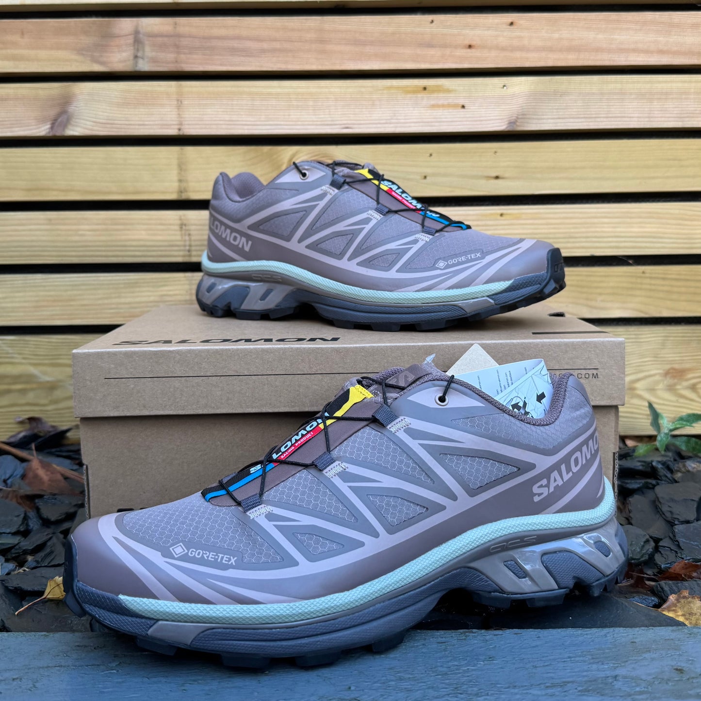 Salomon XT-6 Gore-Tex - Iron / Etherea / Seagrass - Multiple Sizes - Brand New