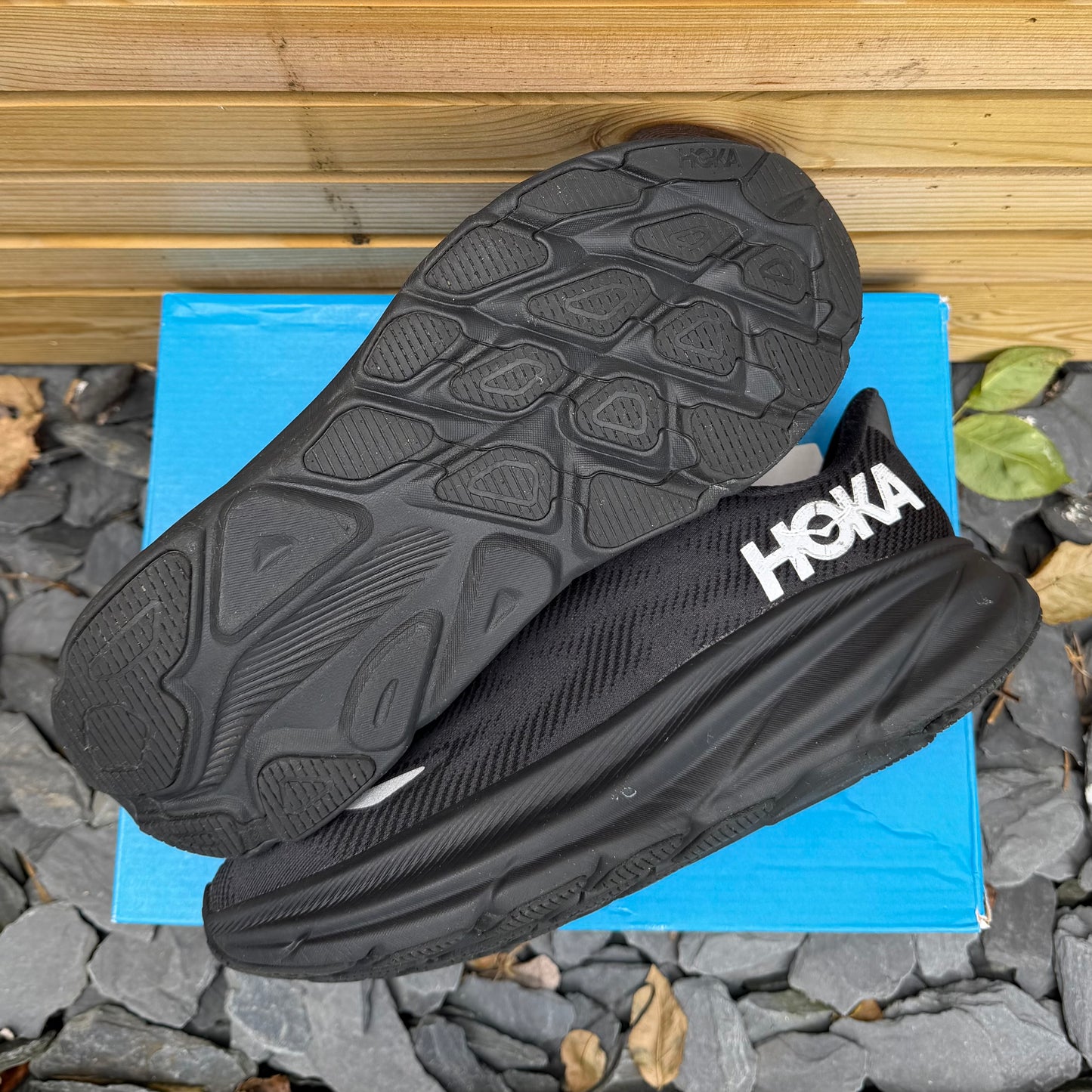 Hoka Clifton 9 Gore-Tex - Black Reflect - UK9