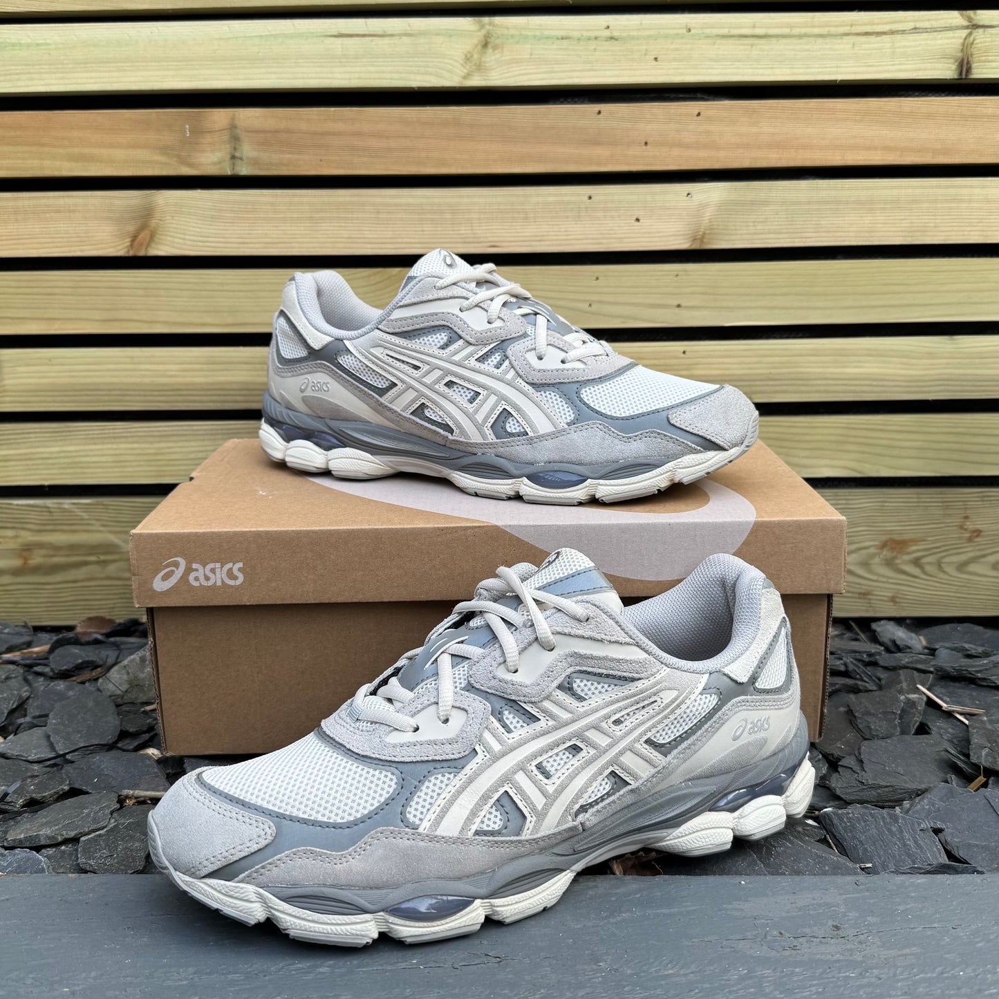 Asics Gel-NYC - Cream / Oyster Grey - UK10